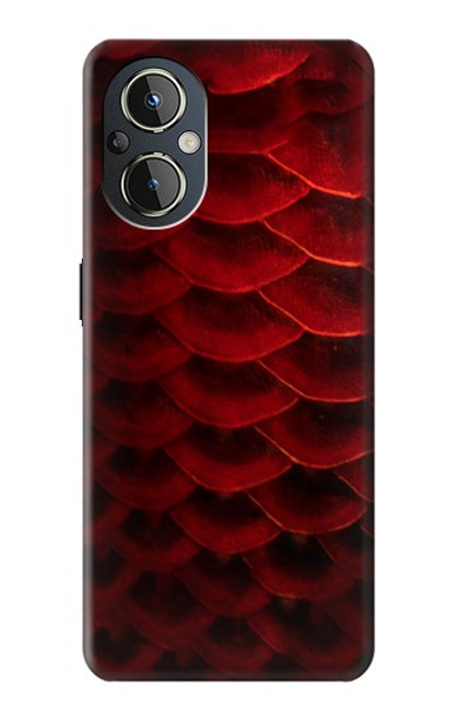 S2879 Red Arowana Fish Scale Case For OnePlus Nord N20 5G