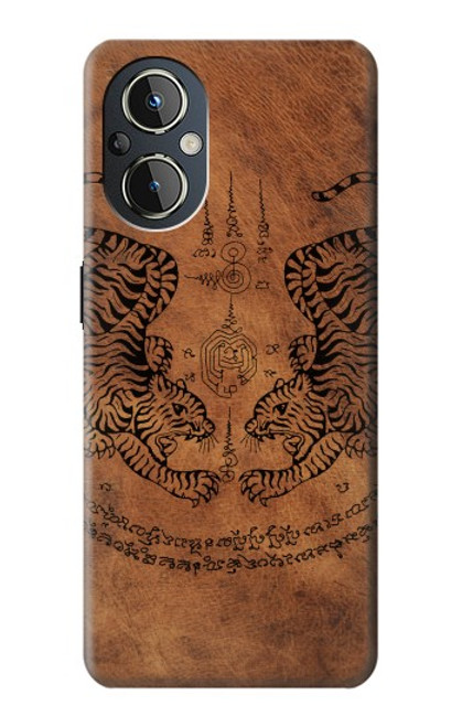 S3209 Sak Yant Twin Tiger Case For OnePlus Nord N20 5G