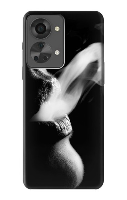 S0917 Sexy Lip Girl Smoking Case For OnePlus Nord 2T