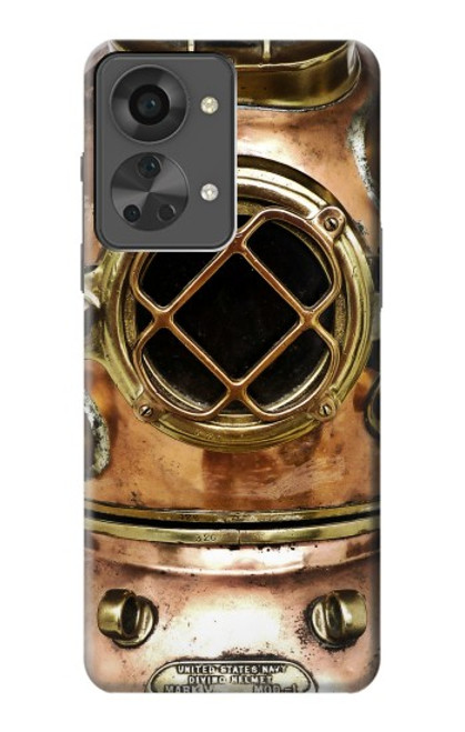 S2412 Vintage Deep Sea Diving Helmet Case For OnePlus Nord 2T