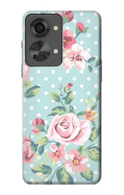 S3494 Vintage Rose Polka Dot Case For OnePlus Nord 2T