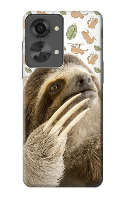 S3559 Sloth Pattern Case For OnePlus Nord 2T