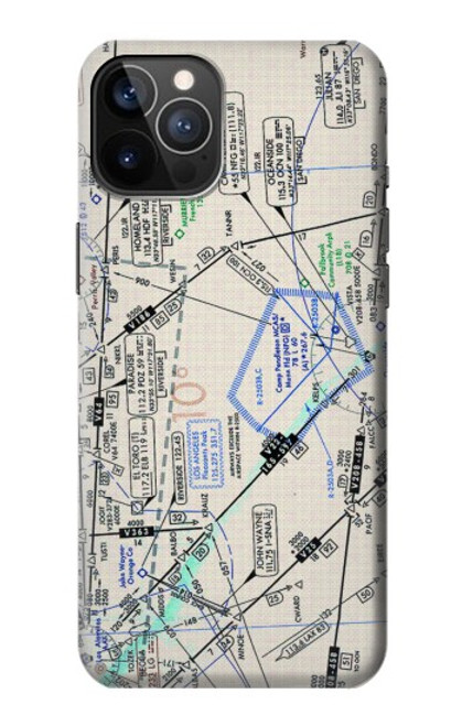 S3882 Flying Enroute Chart Case For iPhone 12, iPhone 12 Pro