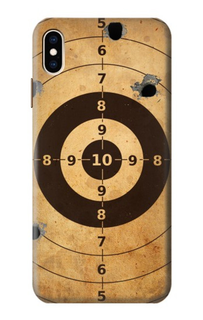 S3894 Paper Gun Shooting Target Case For iPhone XS Max