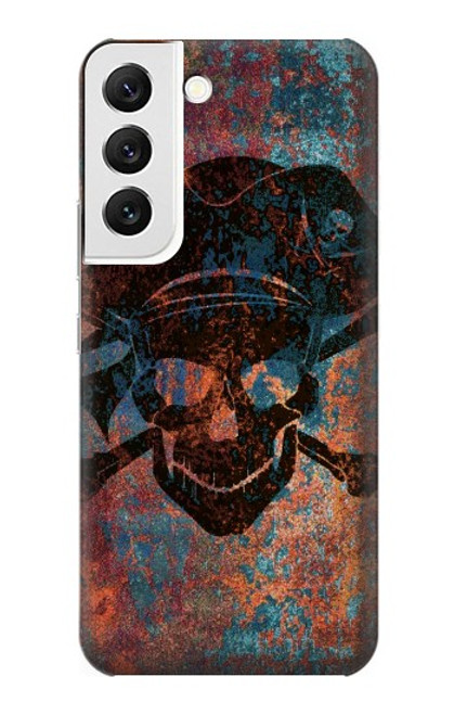 S3895 Pirate Skull Metal Case For Samsung Galaxy S22