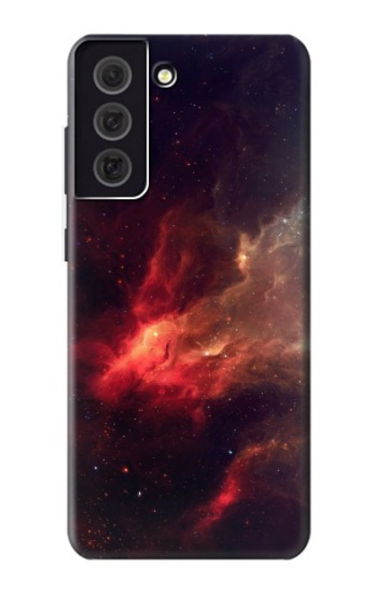 S3897 Red Nebula Space Case For Samsung Galaxy S21 FE 5G