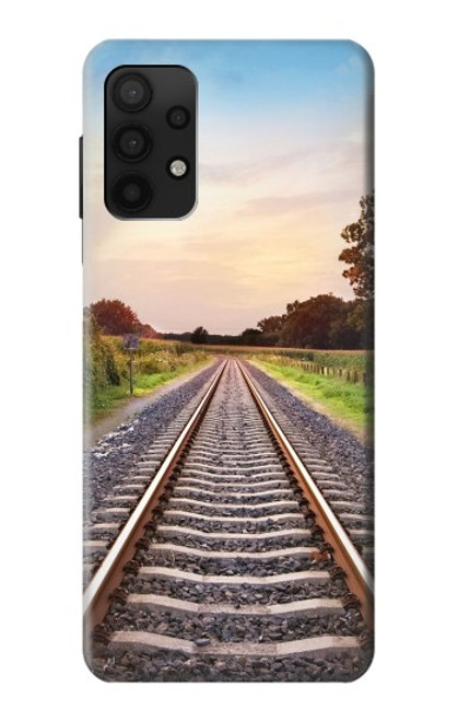 S3866 Railway Straight Train Track Case For Samsung Galaxy A32 4G