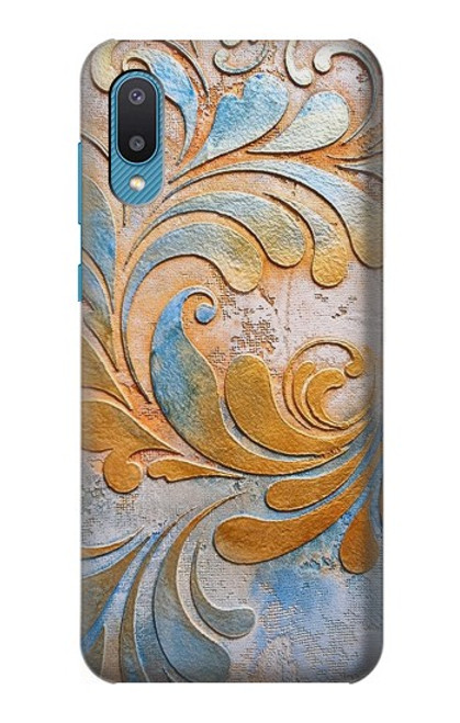 S3875 Canvas Vintage Rugs Case For Samsung Galaxy A04, Galaxy A02, M02