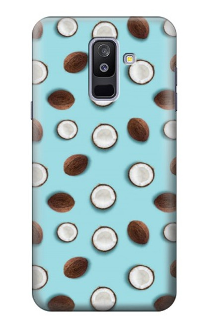 S3860 Coconut Dot Pattern Case For Samsung Galaxy A6+ (2018), J8 Plus 2018, A6 Plus 2018
