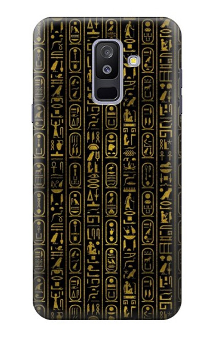 S3869 Ancient Egyptian Hieroglyphic Case For Samsung Galaxy A6+ (2018), J8 Plus 2018, A6 Plus 2018