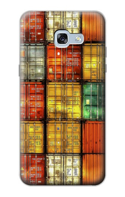 S3861 Colorful Container Block Case For Samsung Galaxy A5 (2017)
