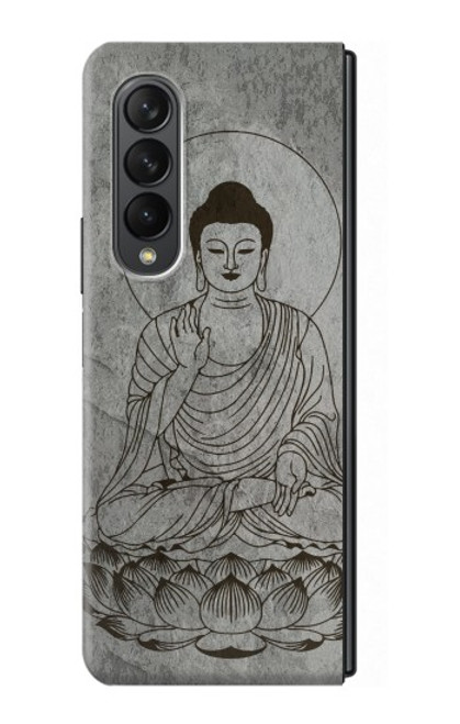 S3873 Buddha Line Art Case For Samsung Galaxy Z Fold 3 5G