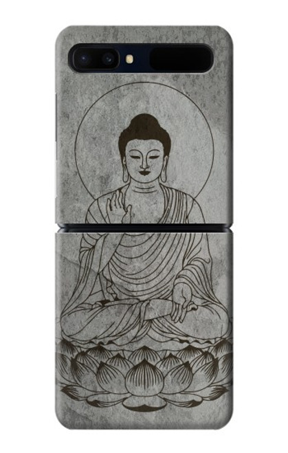 S3873 Buddha Line Art Case For Samsung Galaxy Z Flip 5G