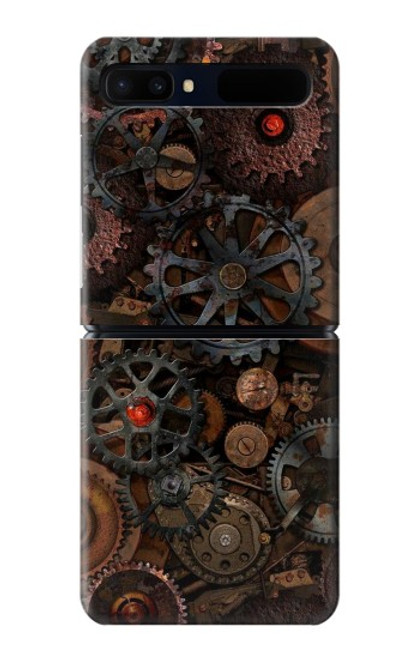 S3884 Steampunk Mechanical Gears Case For Samsung Galaxy Z Flip 5G