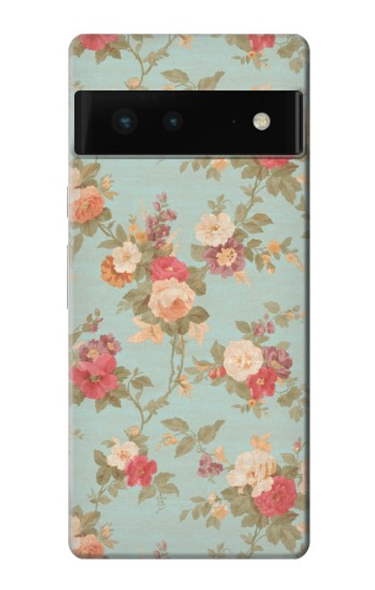 S3910 Vintage Rose Case For Google Pixel 6