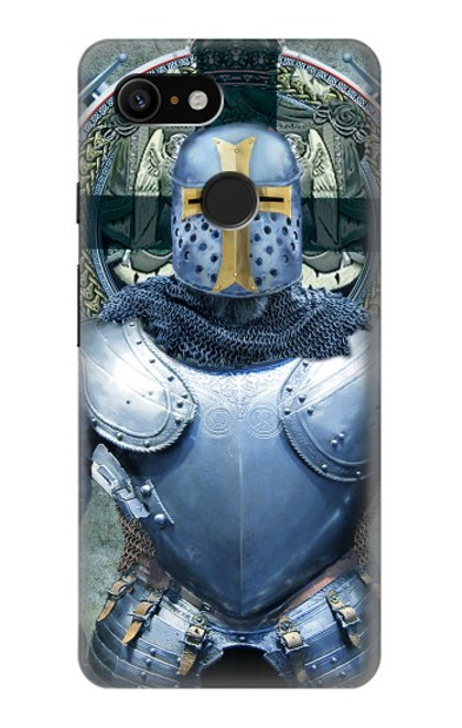 S3864 Medieval Templar Heavy Armor Knight Case For Google Pixel 3