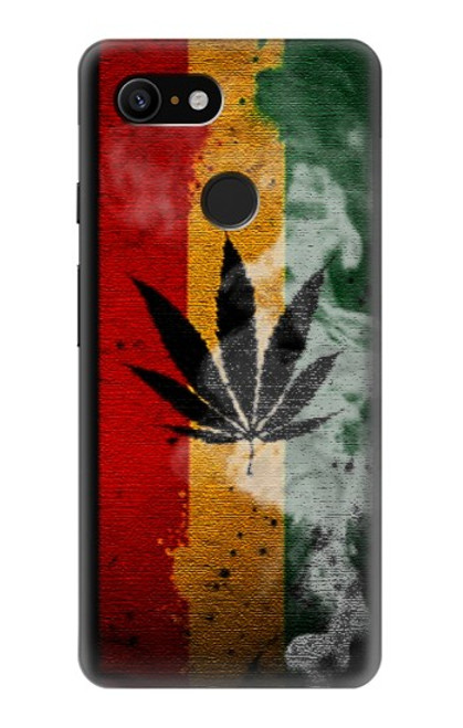 S3890 Reggae Rasta Flag Smoke Case For Google Pixel 3