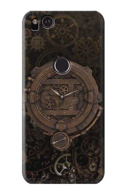 S3902 Steampunk Clock Gear Case For Google Pixel 2