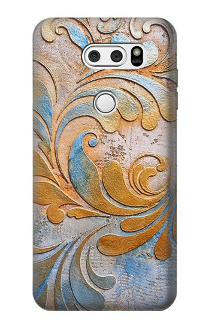 S3875 Canvas Vintage Rugs Case For LG V30, LG V30 Plus, LG V30S ThinQ, LG V35, LG V35 ThinQ