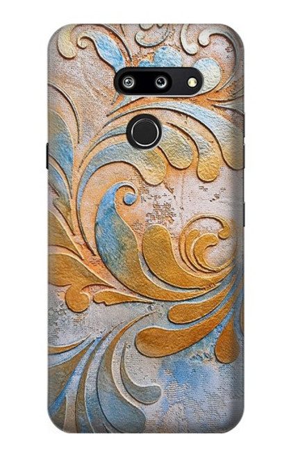 S3875 Canvas Vintage Rugs Case For LG G8 ThinQ