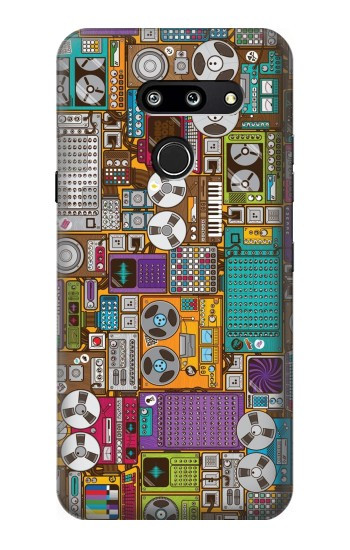 S3879 Retro Music Doodle Case For LG G8 ThinQ