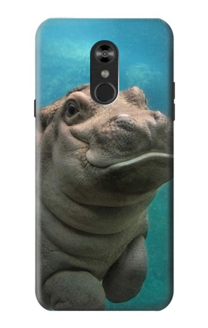 S3871 Cute Baby Hippo Hippopotamus Case For LG Q Stylo 4, LG Q Stylus