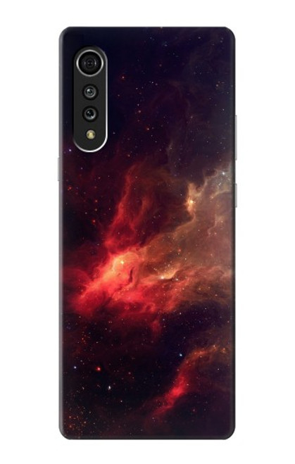 S3897 Red Nebula Space Case For LG Velvet