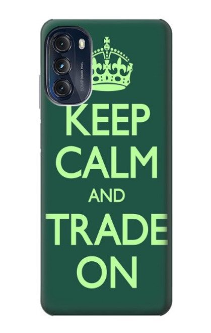 S3862 Keep Calm and Trade On Case For Motorola Moto G (2022)