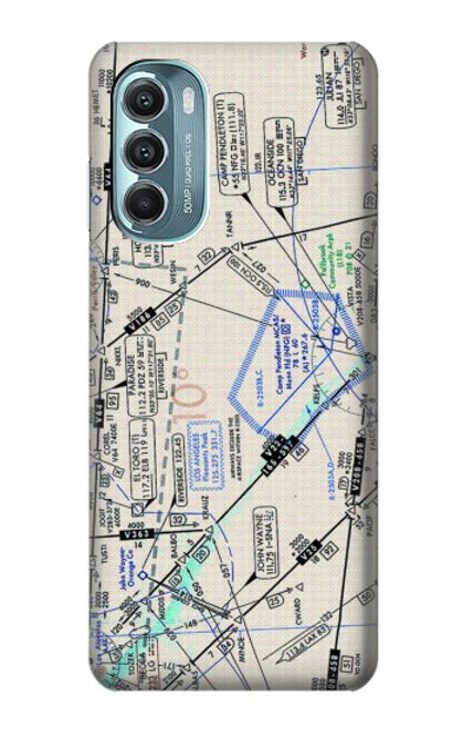 S3882 Flying Enroute Chart Case For Motorola Moto G Stylus 5G (2022)