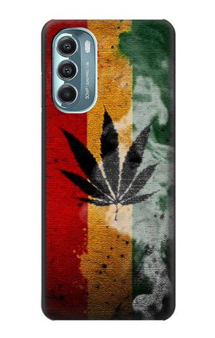 S3890 Reggae Rasta Flag Smoke Case For Motorola Moto G Stylus 5G (2022)