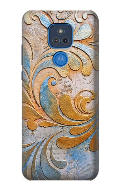 S3875 Canvas Vintage Rugs Case For Motorola Moto G Play (2021)