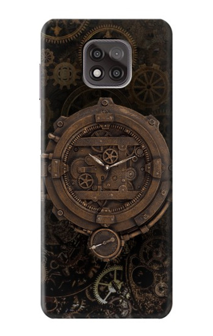 S3902 Steampunk Clock Gear Case For Motorola Moto G Power (2021)