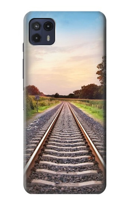 S3866 Railway Straight Train Track Case For Motorola Moto G50 5G