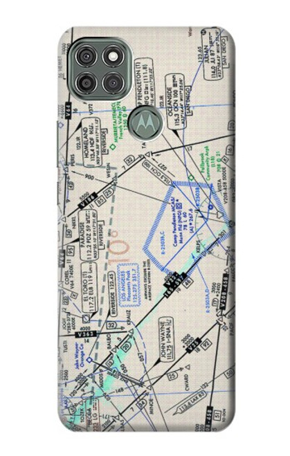 S3882 Flying Enroute Chart Case For Motorola Moto G9 Power