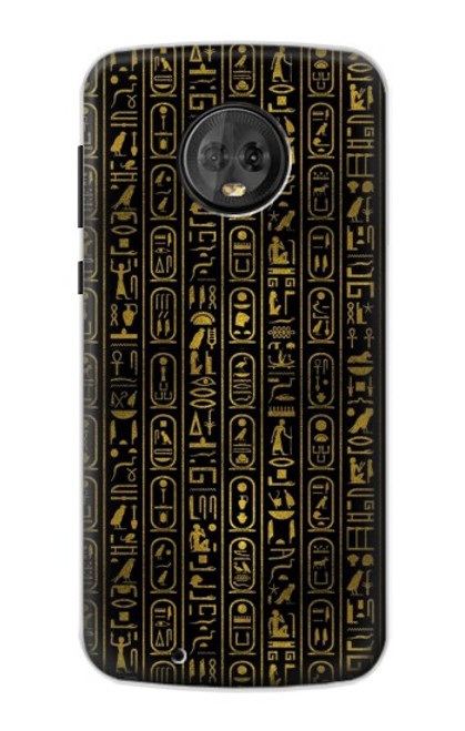 S3869 Ancient Egyptian Hieroglyphic Case For Motorola Moto G6