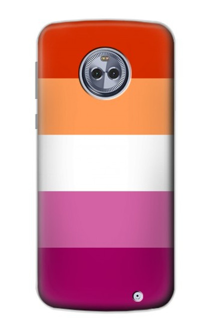 S3887 Lesbian Pride Flag Case For Motorola Moto X4