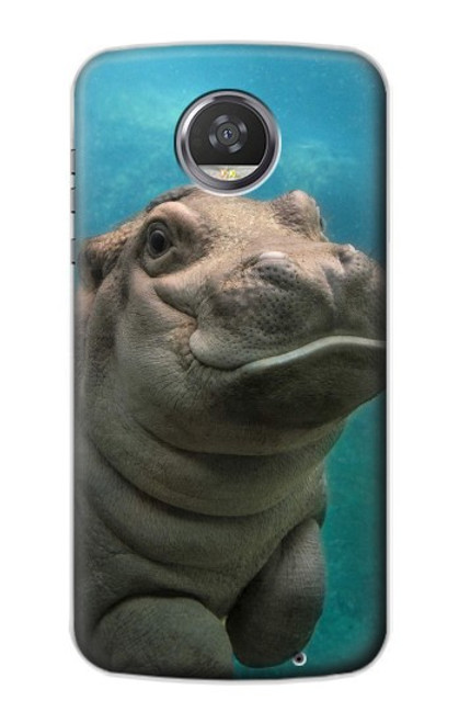 S3871 Cute Baby Hippo Hippopotamus Case For Motorola Moto Z2 Play, Z2 Force