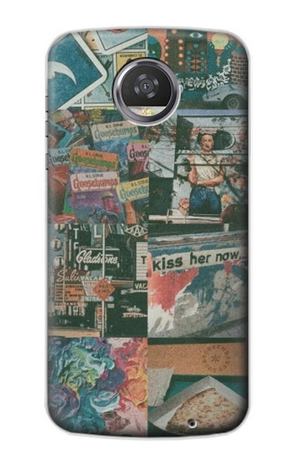 S3909 Vintage Poster Case For Motorola Moto Z2 Play, Z2 Force