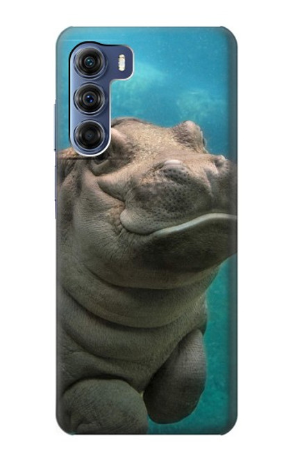 S3871 Cute Baby Hippo Hippopotamus Case For Motorola Edge S30