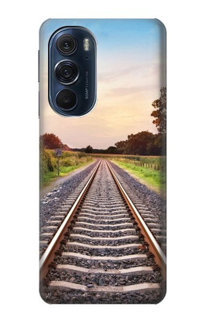 S3866 Railway Straight Train Track Case For Motorola Edge X30