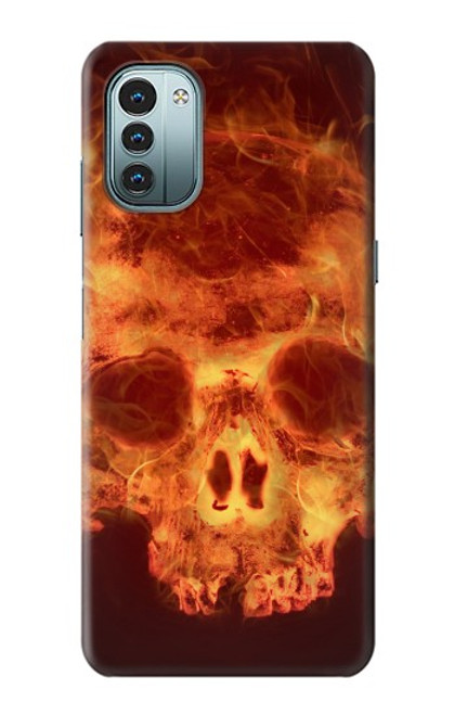 S3881 Fire Skull Case For Nokia G11, G21