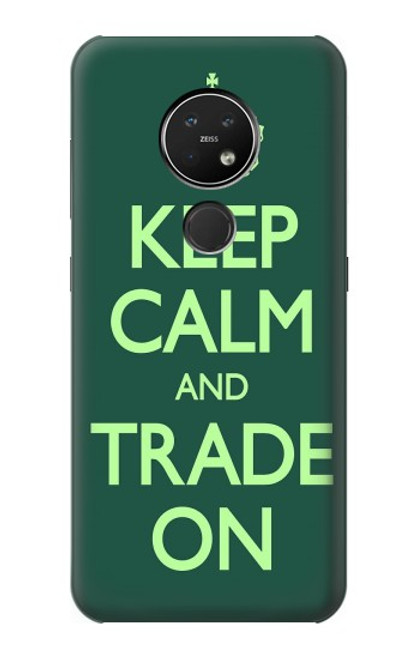 S3862 Keep Calm and Trade On Case For Nokia 7.2