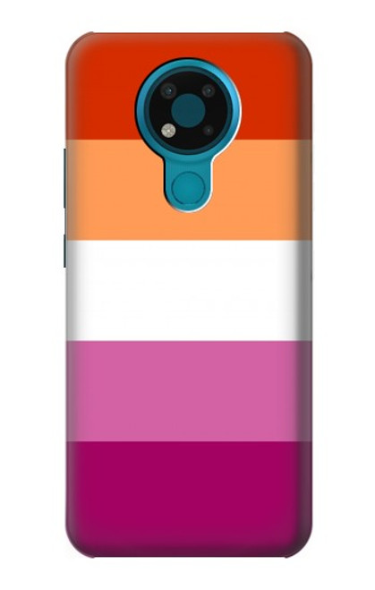 S3887 Lesbian Pride Flag Case For Nokia 3.4
