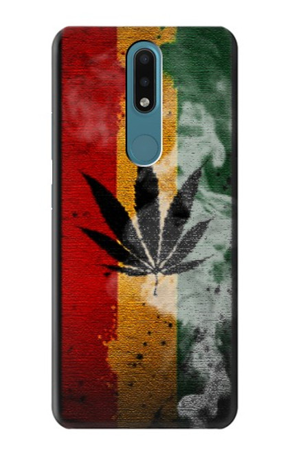 S3890 Reggae Rasta Flag Smoke Case For Nokia 2.4