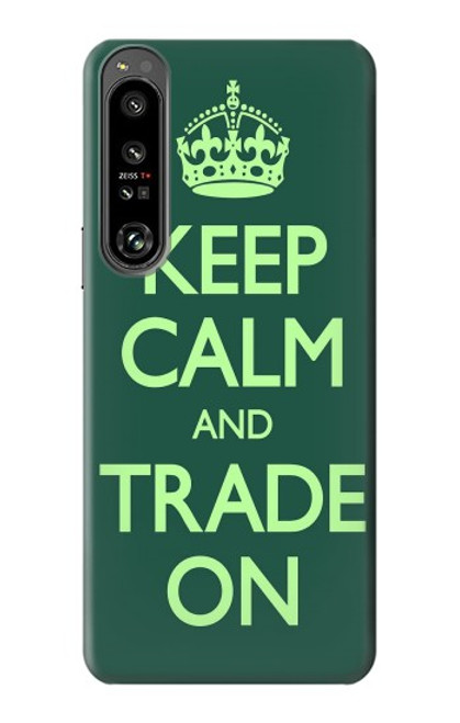 S3862 Keep Calm and Trade On Case For Sony Xperia 1 IV
