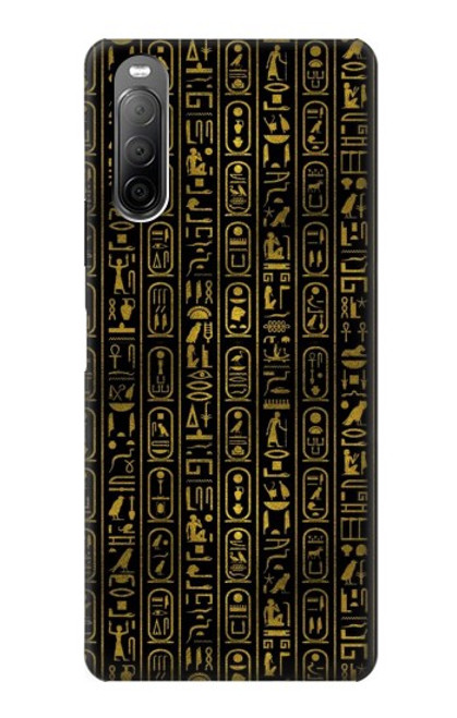 S3869 Ancient Egyptian Hieroglyphic Case For Sony Xperia 10 II