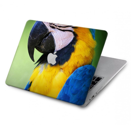 S3888 Macaw Face Bird Hard Case For MacBook Pro 13″ - A1706, A1708, A1989, A2159, A2289, A2251, A2338