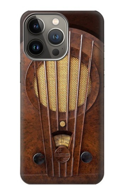 S2655 Vintage Bakelite Deco Radio Case For iPhone 14 Pro