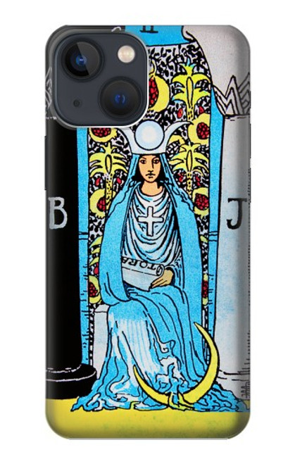 S2837 The High Priestess Vintage Tarot Card Case For iPhone 14 Plus