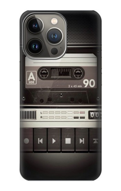 S3501 Vintage Cassette Player Case For iPhone 14 Pro Max